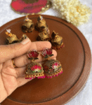 Antique Lotus Jhumkas -SJJ06