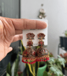 Antique Lotus Jhumkas -SJ21