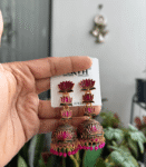 Antique Lotus Jhumkas -SJ23