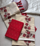 Kerala Tissue Set Mund - Poovu