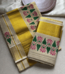 Kerala Tissue Set Mund - Kusum