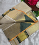 Kerala Copper Tissue Setsaree - Onachamayam