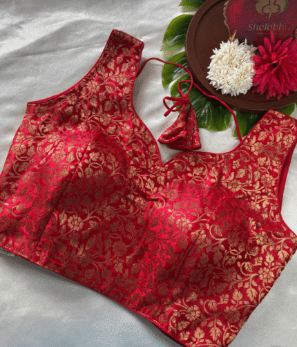 Stitched Blouses - Satya - Red