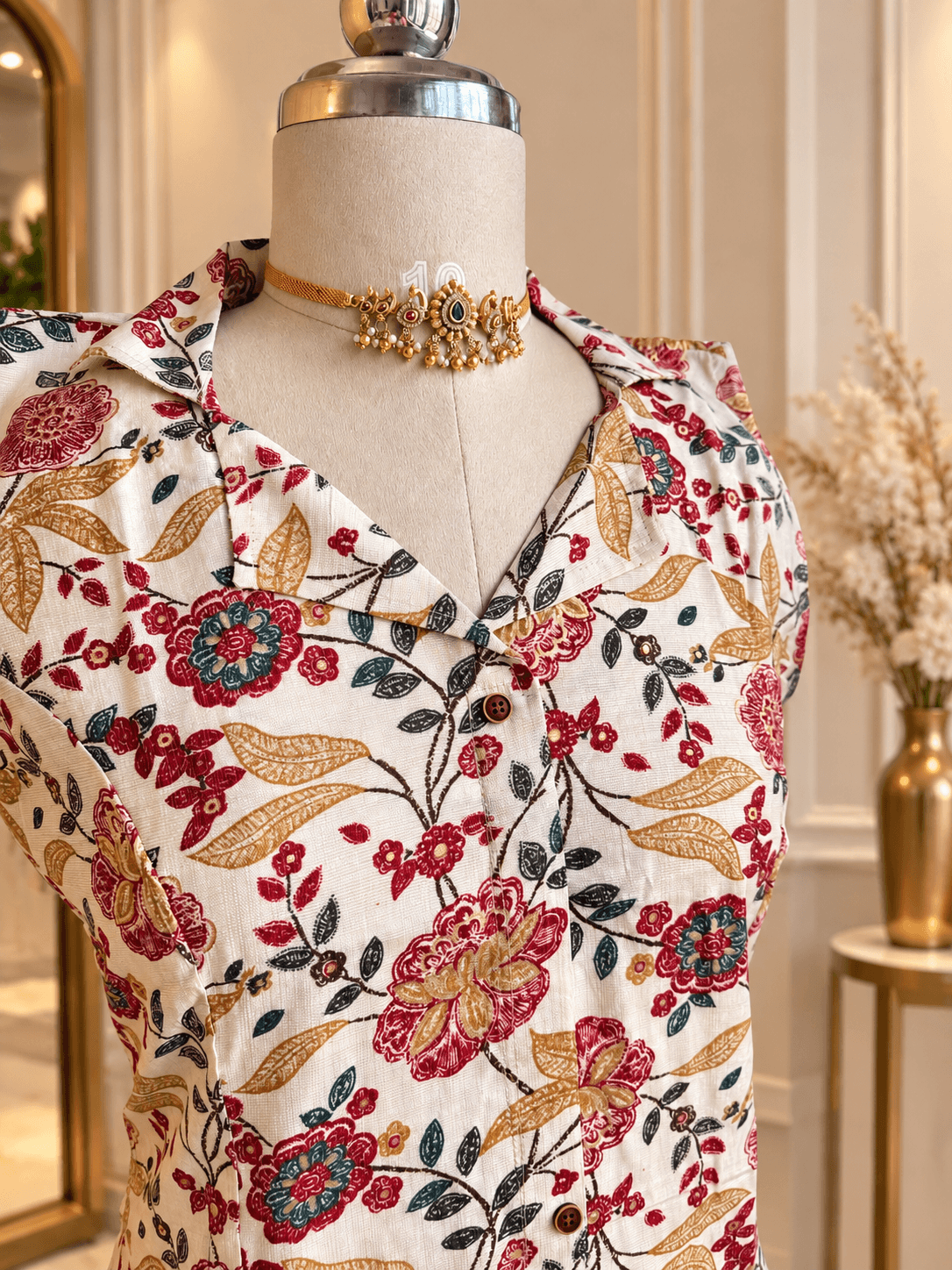 Floral Choker Boutique Display